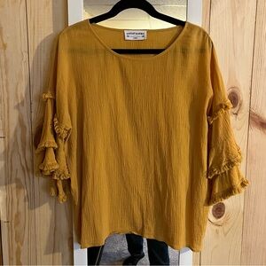 Whatnot Boutique Boho Oversized Boxy Fit Blouse